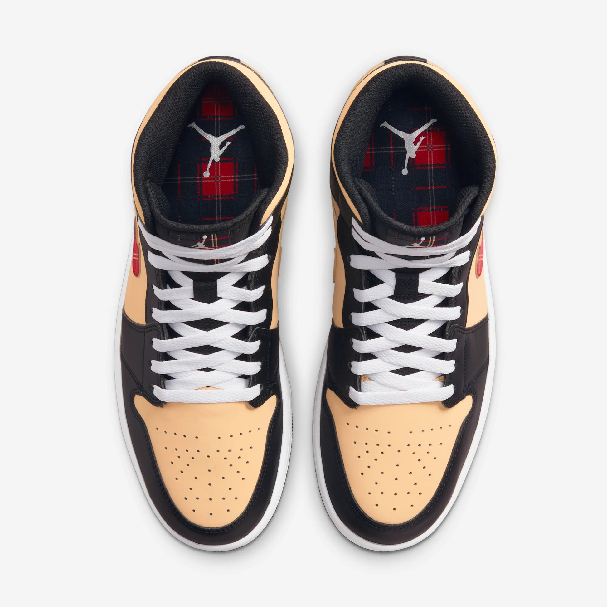 Air Jordan 1 Mid Tartan Swoosh