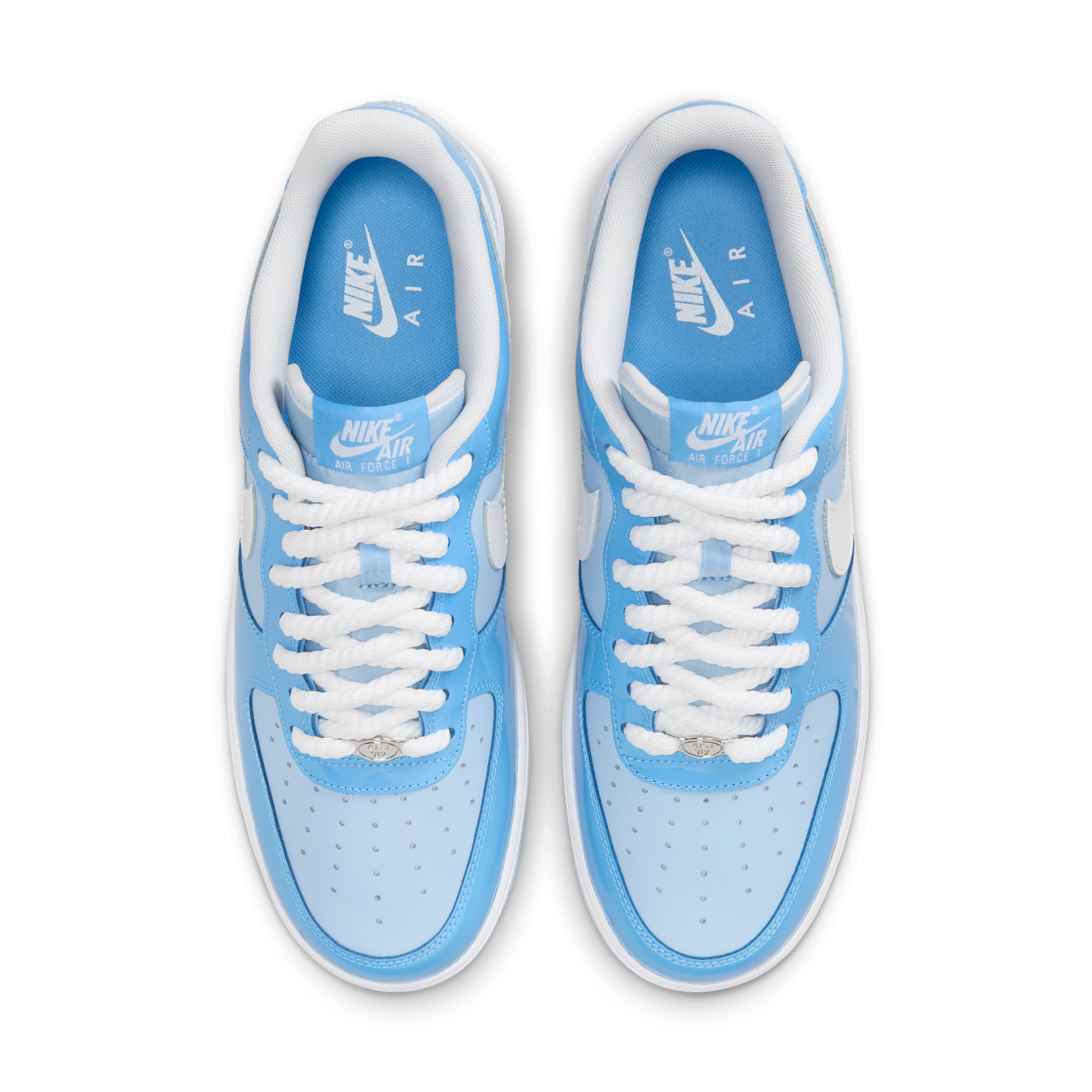 Nike Air Force 1 Low '07 LV8 Phychic Blue White Patent