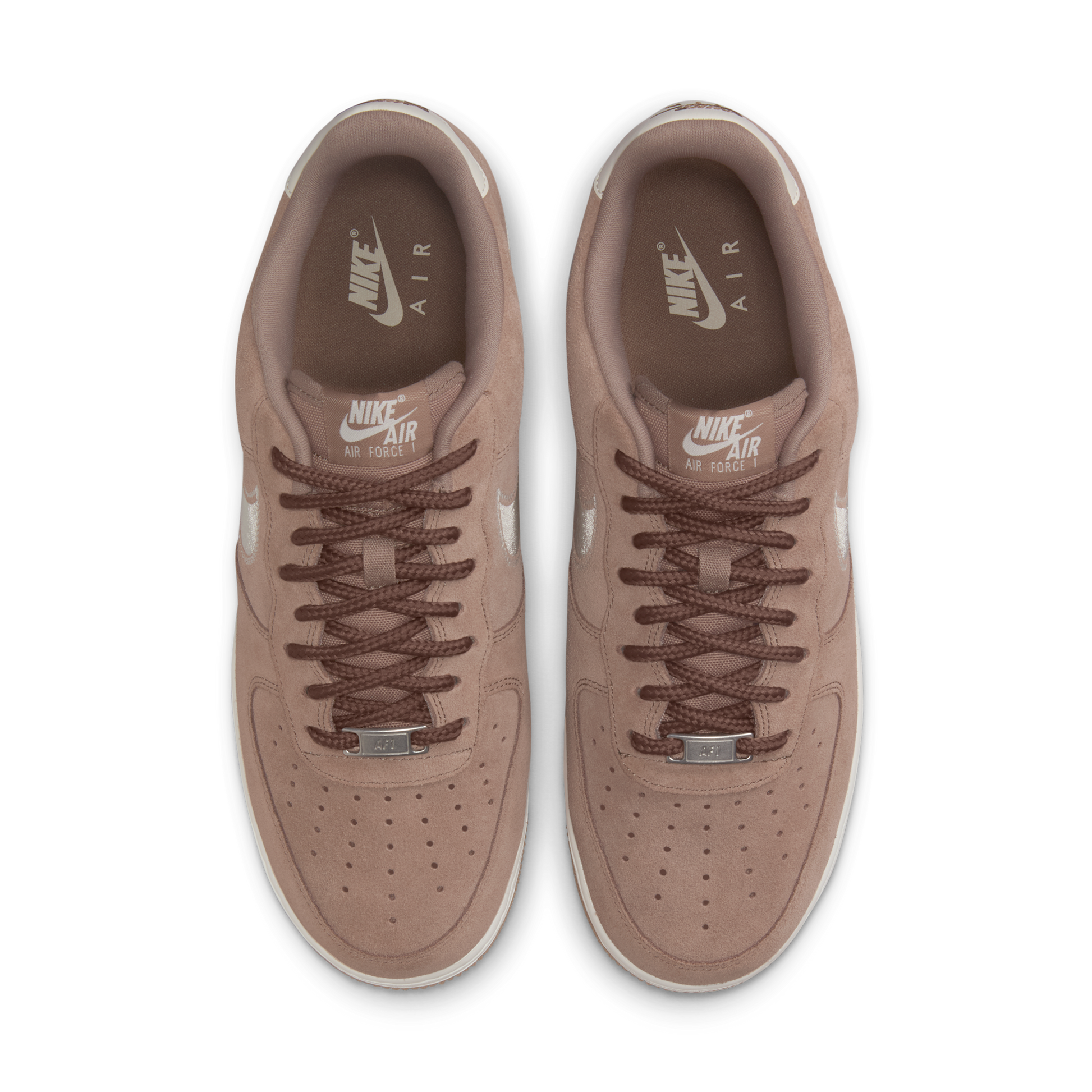 Nike Air Force 1 Low '07 LV8 Mink Brown Embroidered Swoosh
