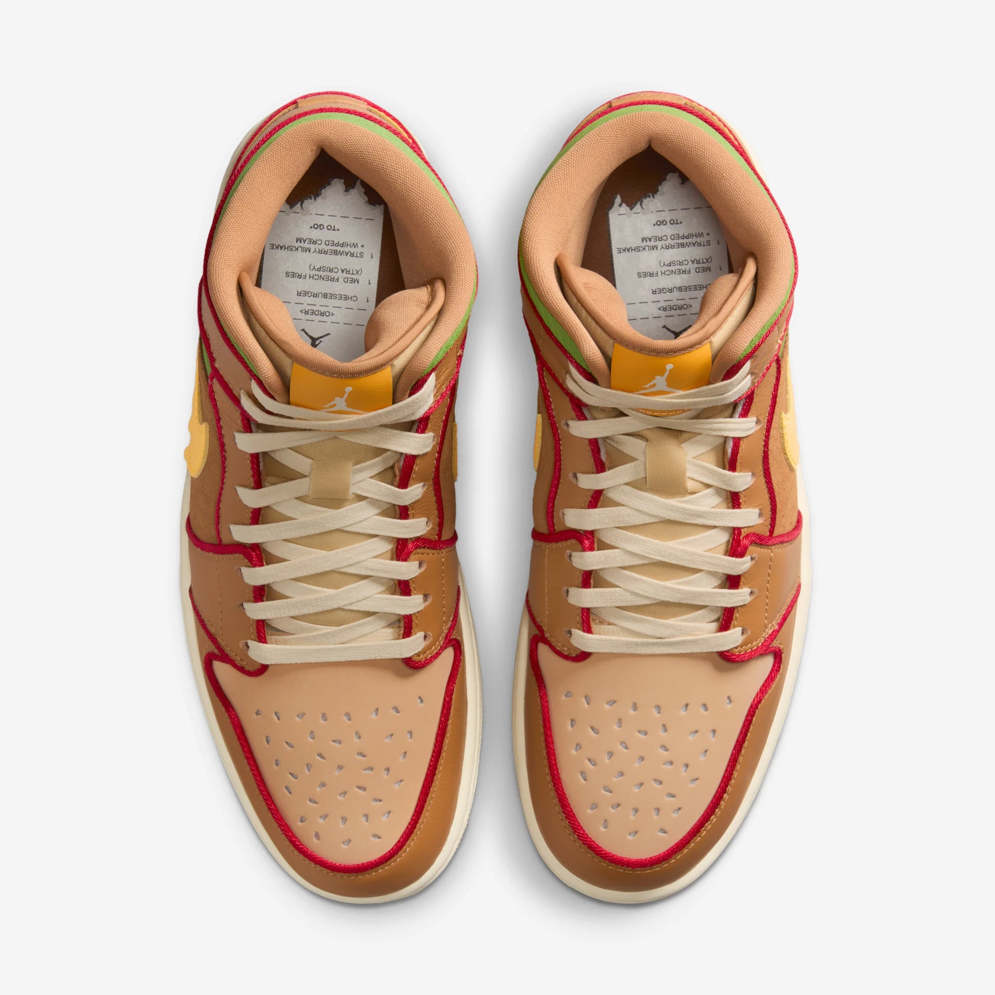 Jordan 1 Mid SE Cheeseburger