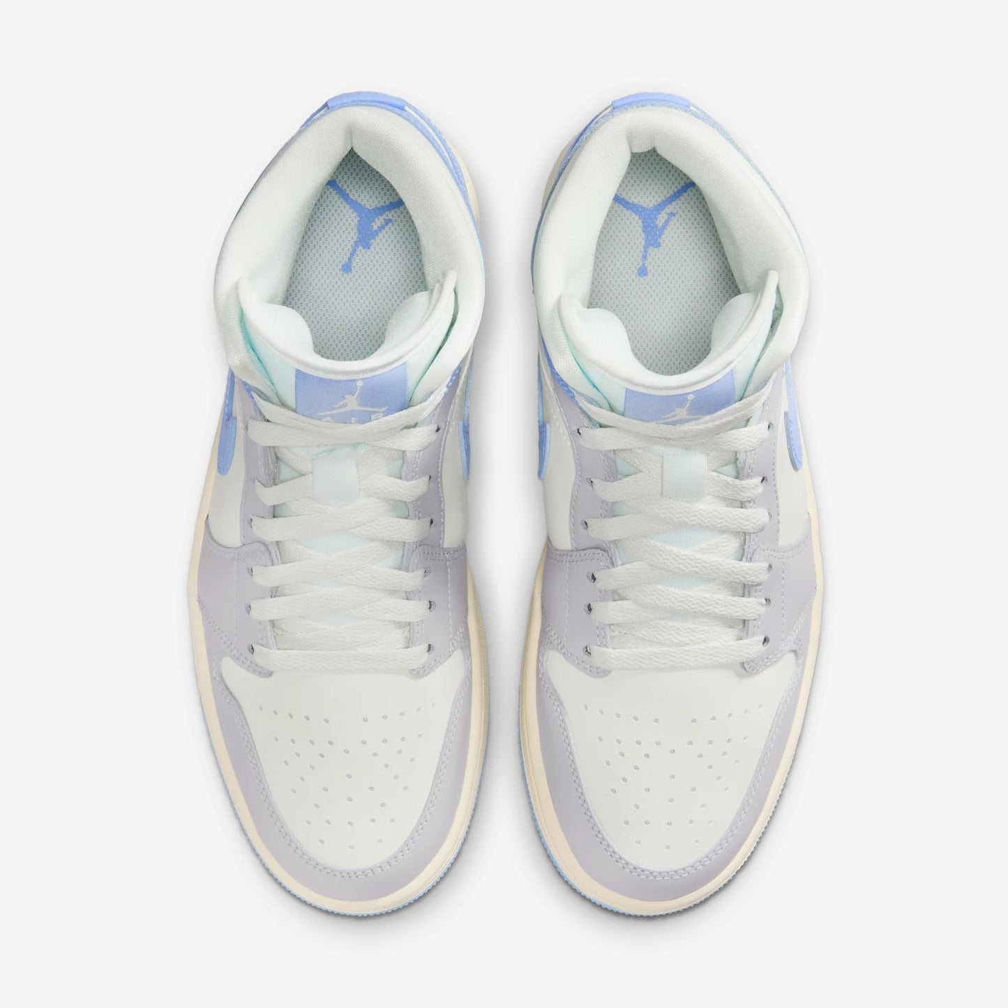 Jordan 1 Mid Psychic Blue Sail Coconut Milk (Women's)