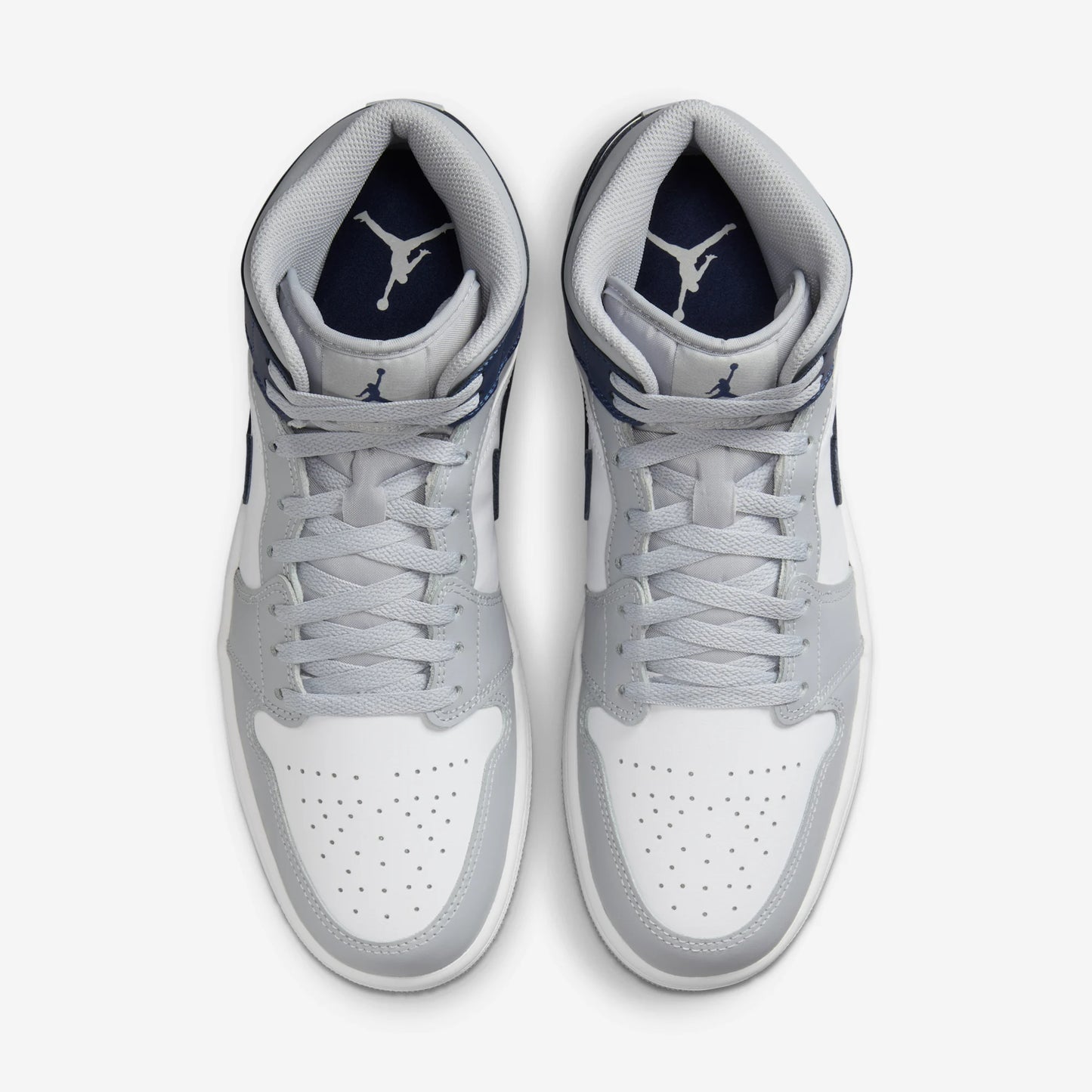 Jordan 1 Mid Wolf Grey Midnight Navy