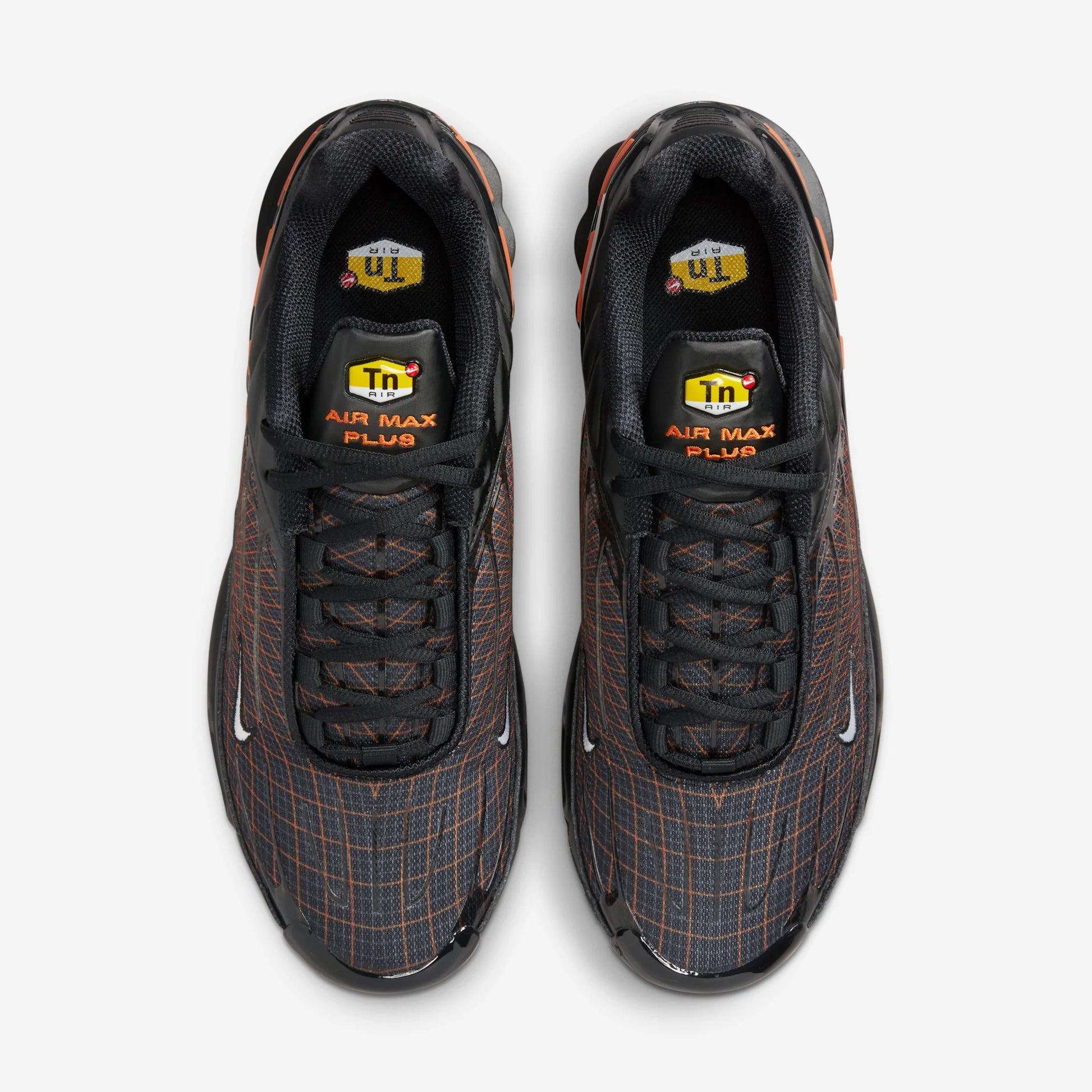 Nike Air Max Plus 3 Black Orange Spirograph