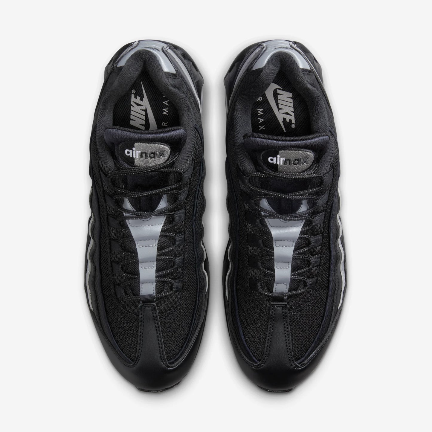 Nike Air Max 95 OG Big Bubble Black White Metallic Silver