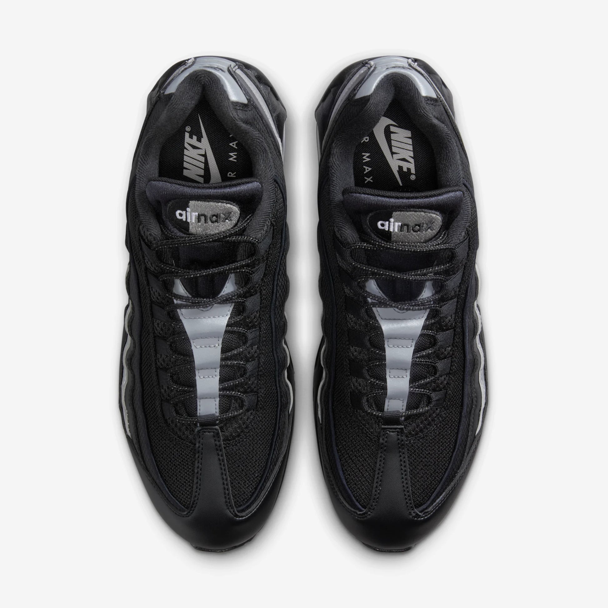 Nike Air Max 95 OG Big Bubble Black White Metallic Silver