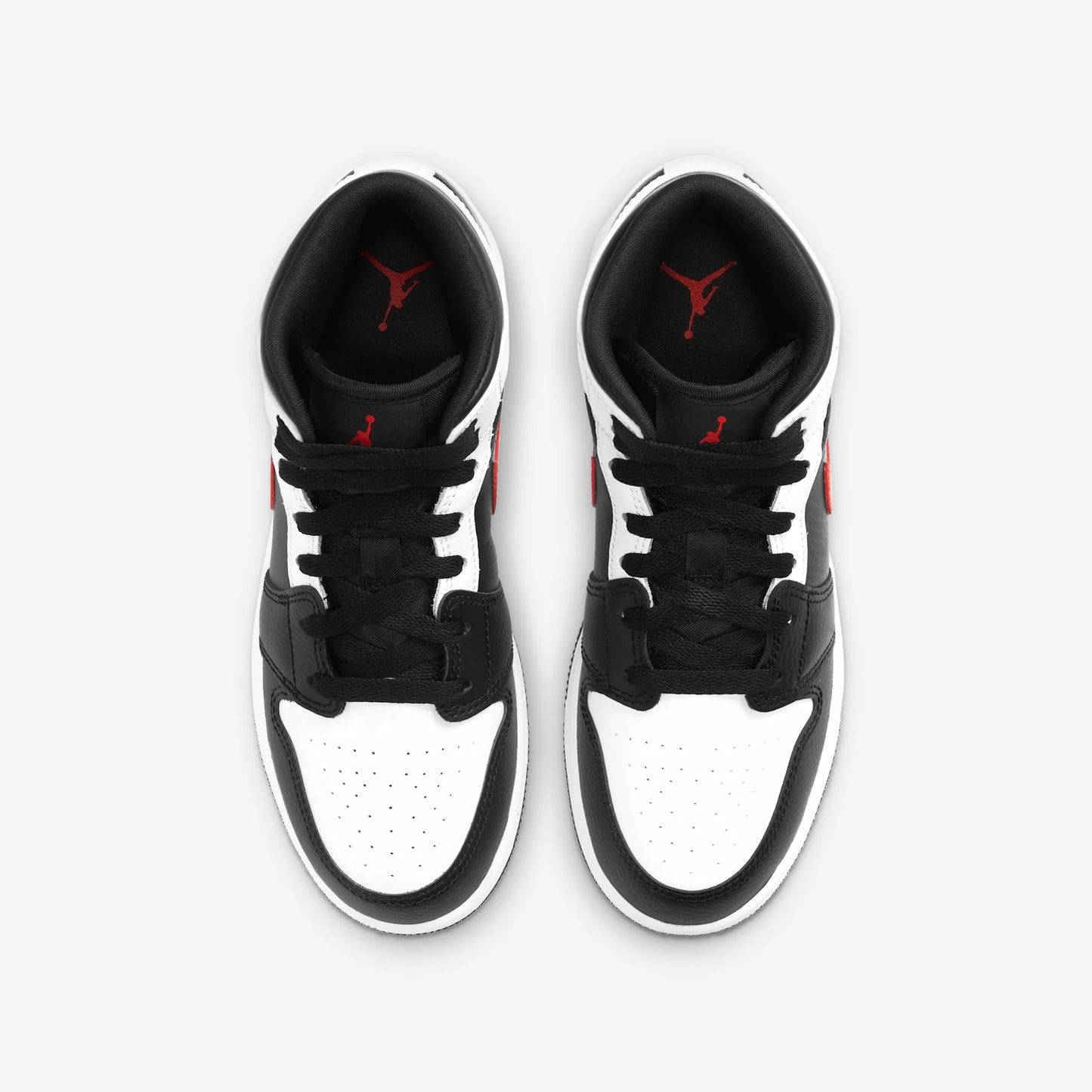 Jordan 1 Mid White Black Chile Red (GS)
