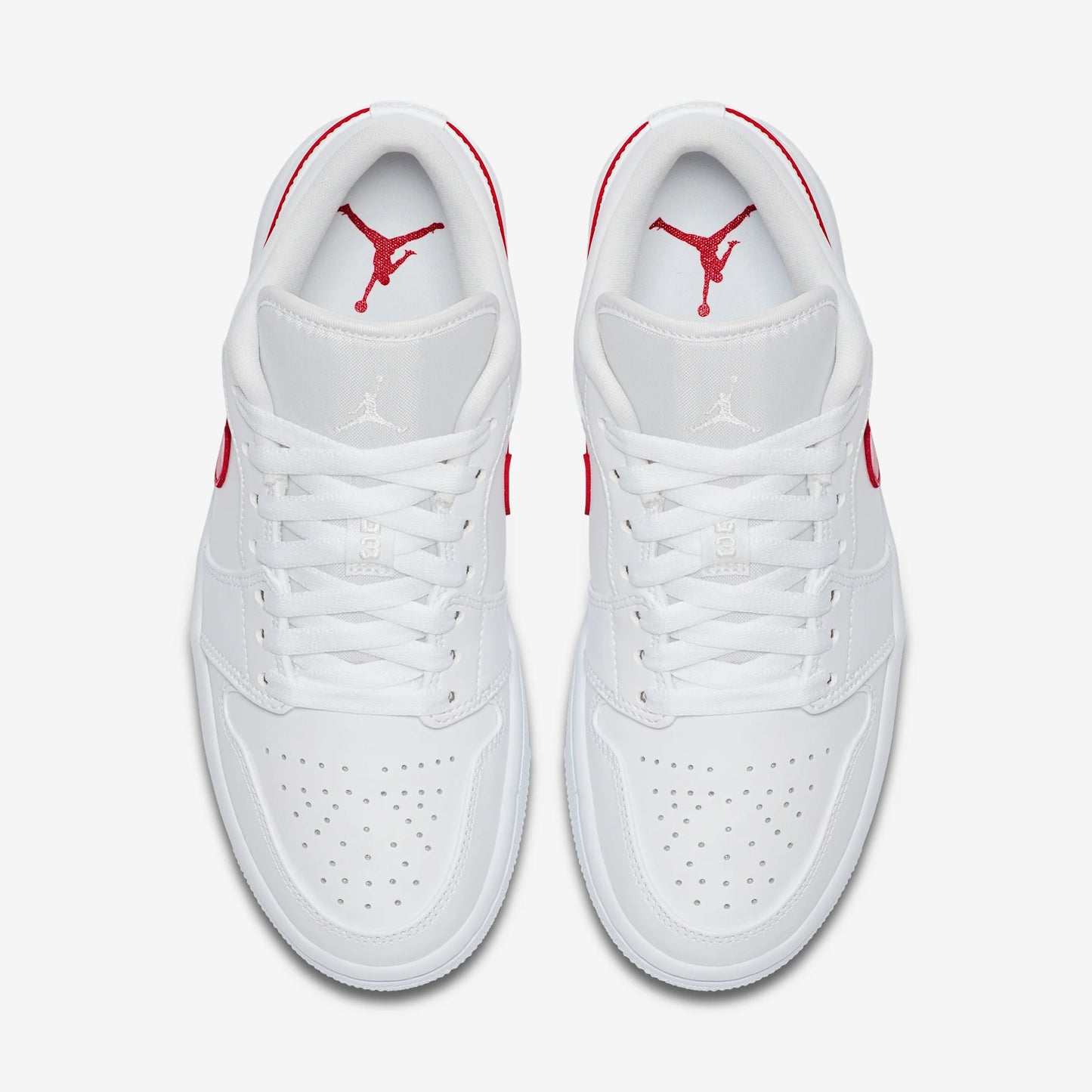 Jordan 1 Low White University Red (Women's)