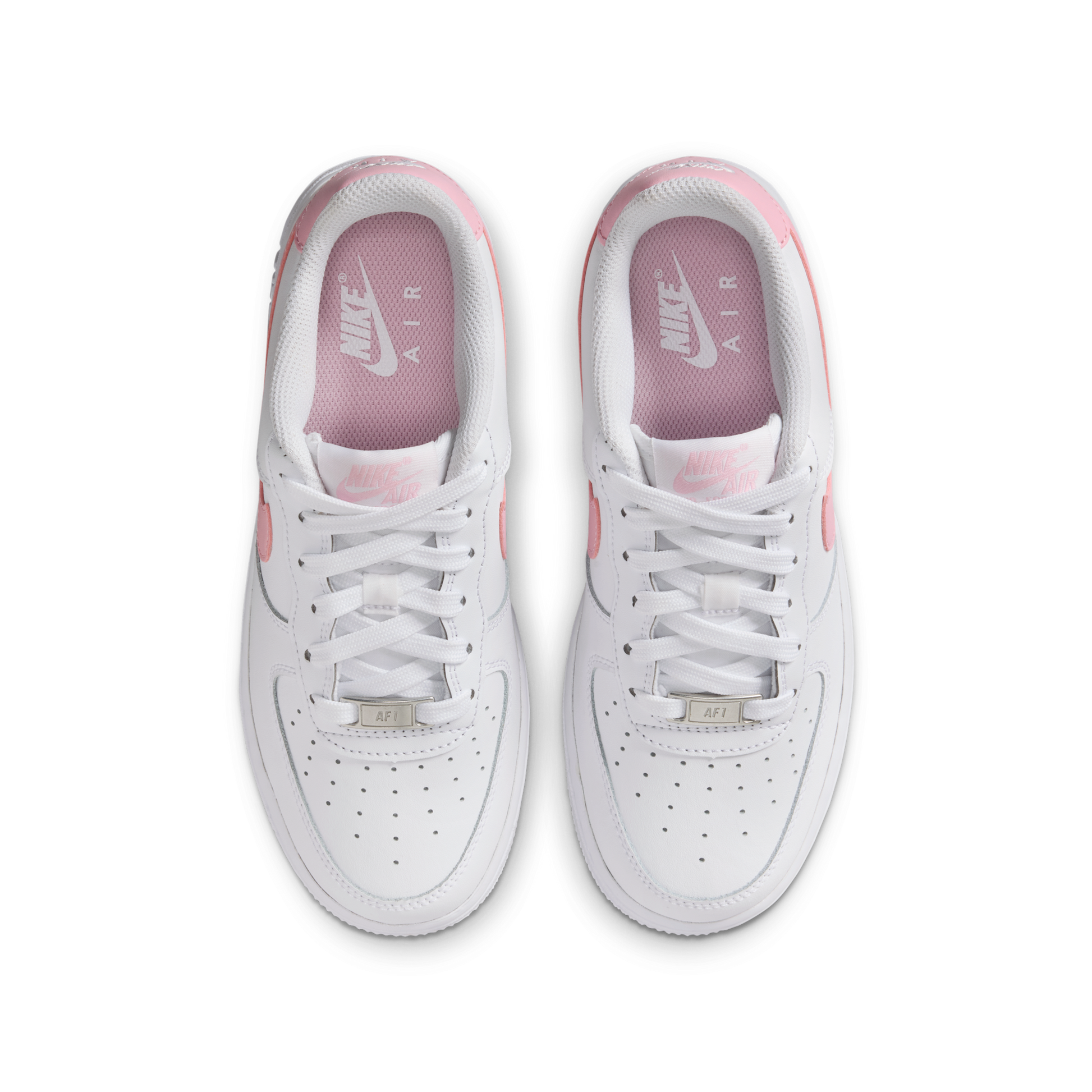 Nike Air Force 1 Low White Medium Soft Pink (GS)