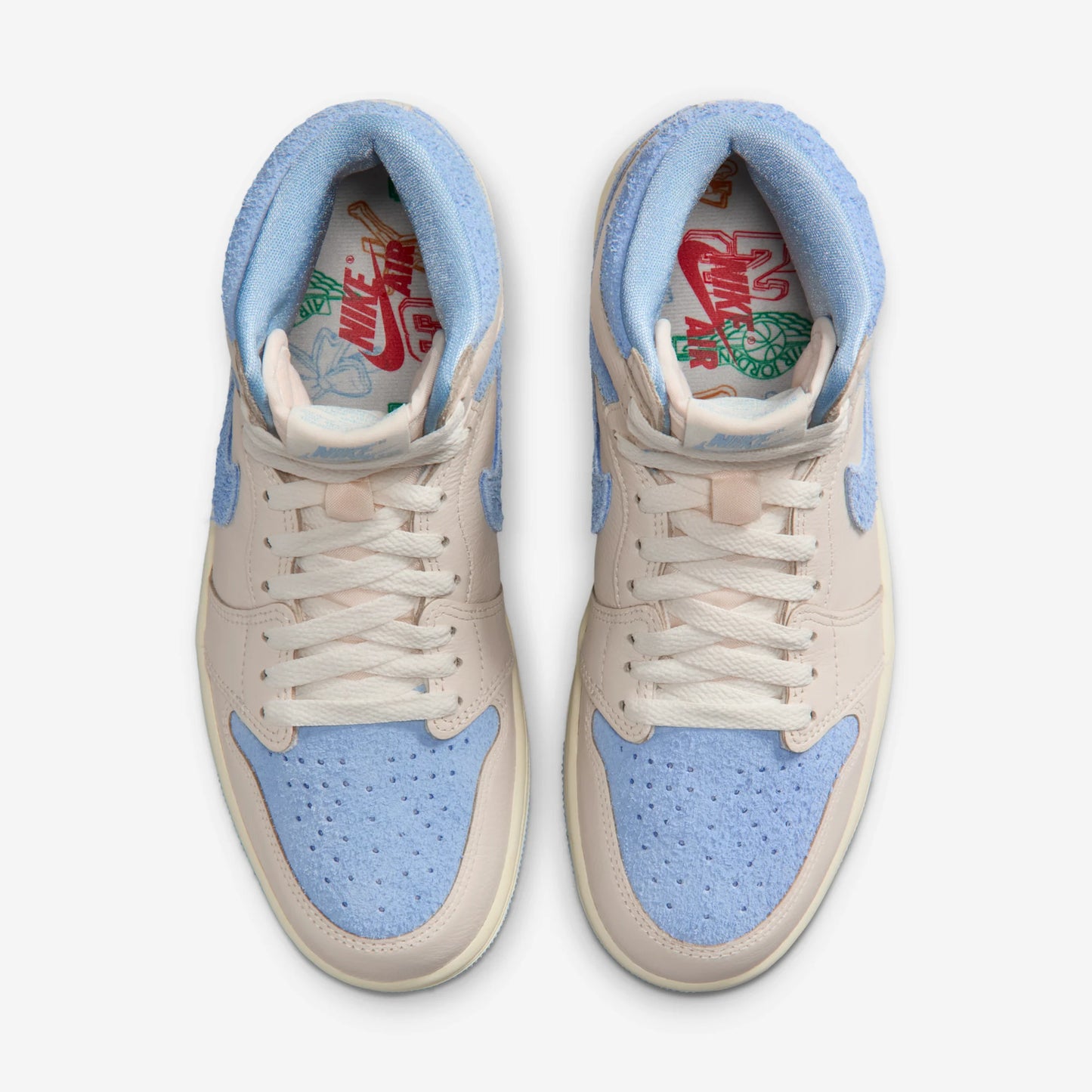Jordan 1 Retro High OG Pale Ivory Psychic Blue (Women's)