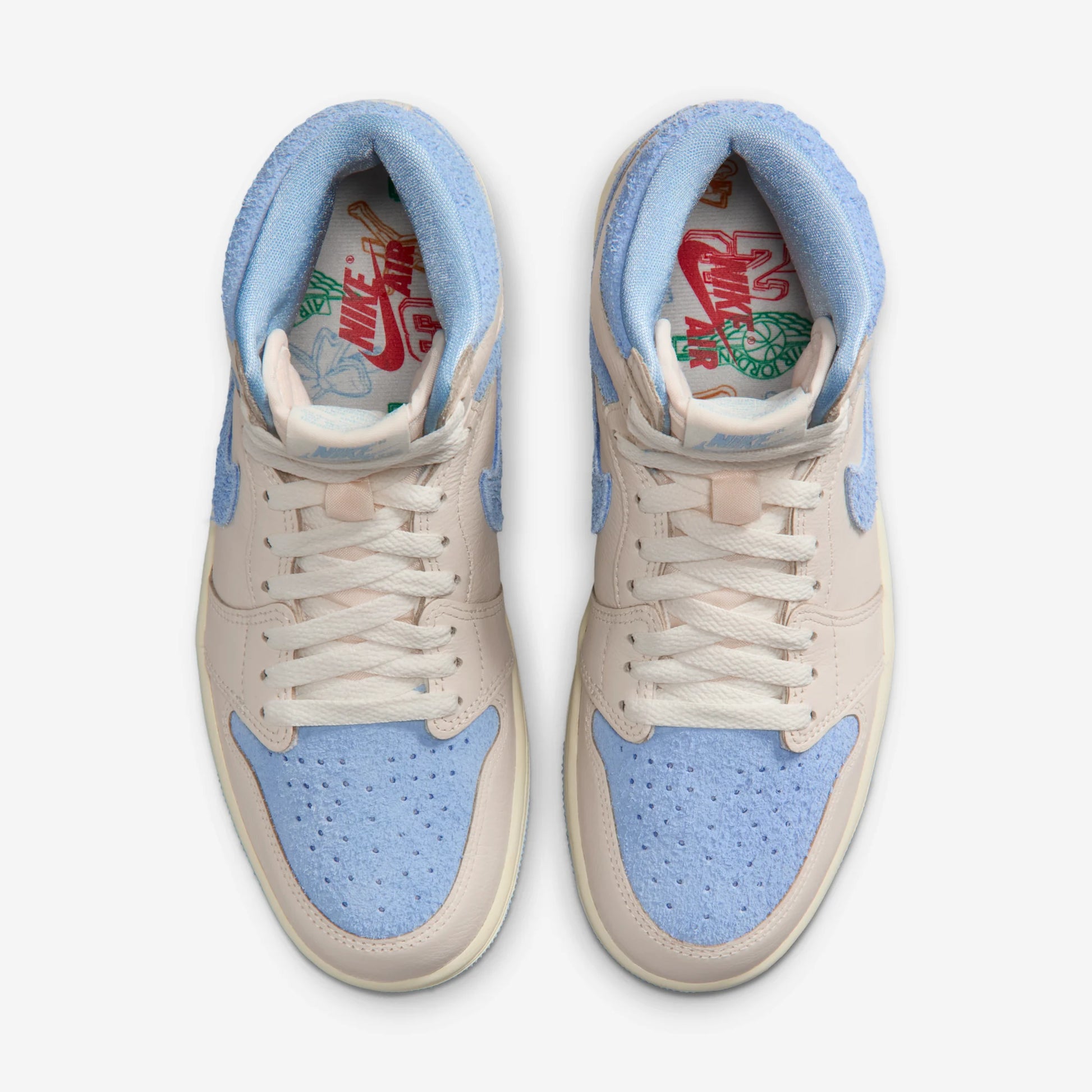 Jordan 1 Retro High OG Pale Ivory Psychic Blue (Women's)