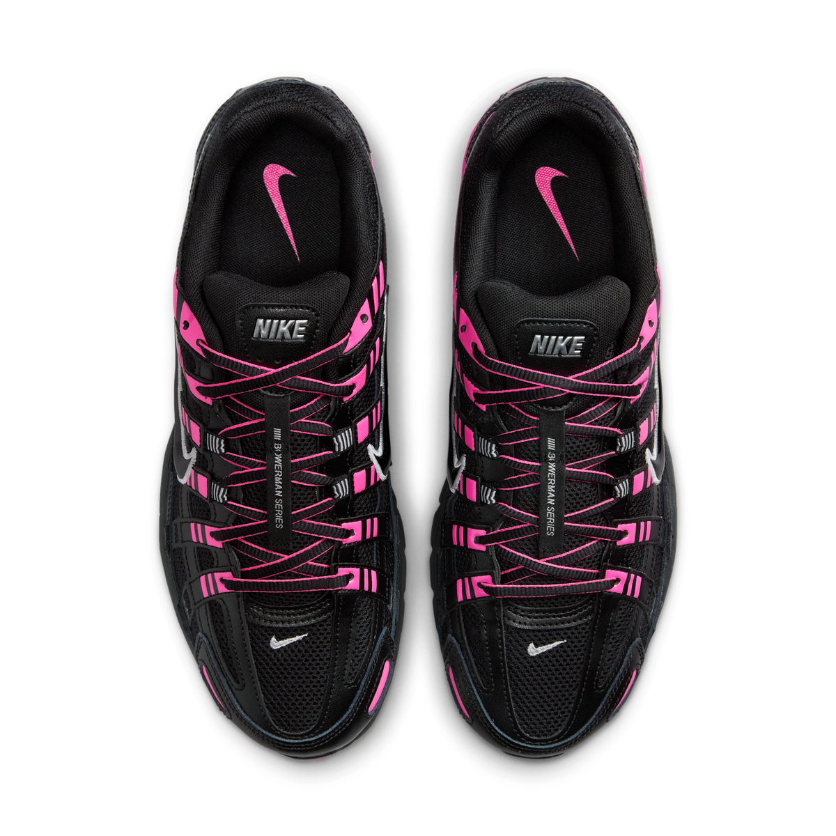 Nike P-6000 Pink Blast Metallic Silver Black
