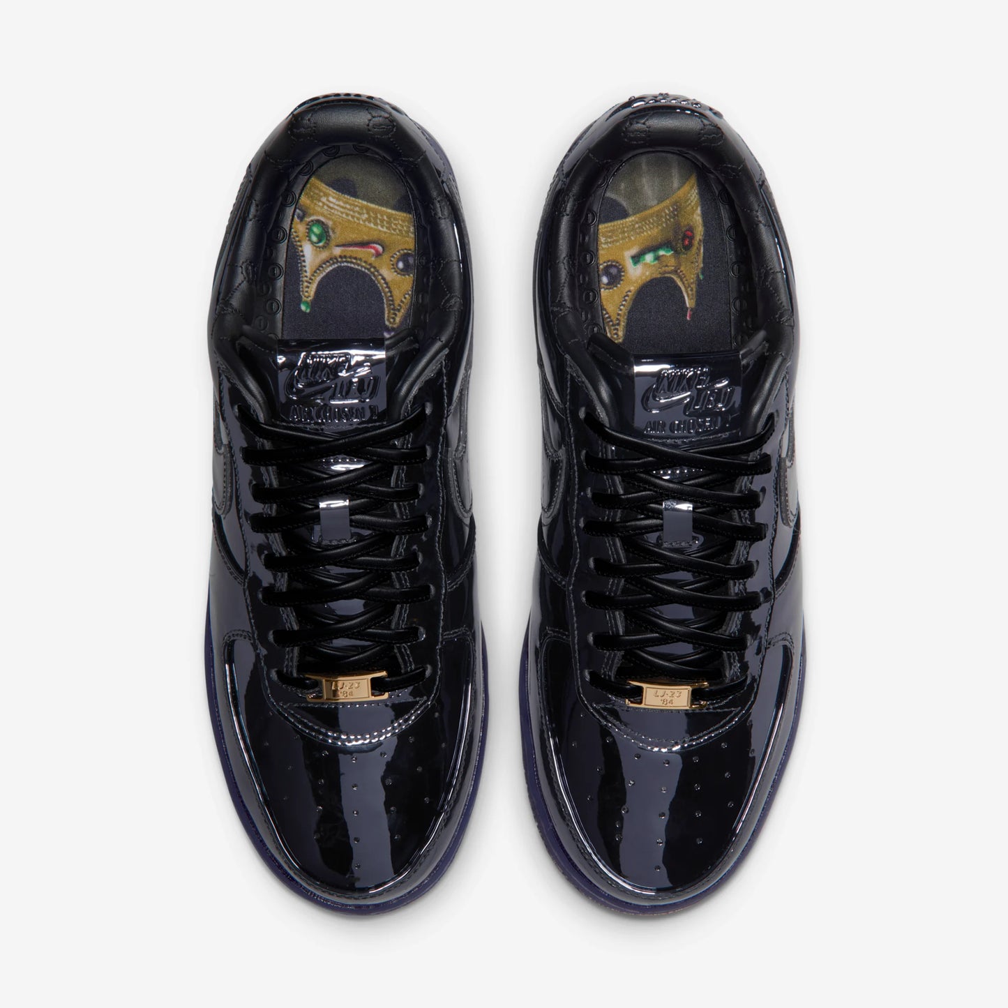 Nike Air Force 1 Low LeBron James Black Patent