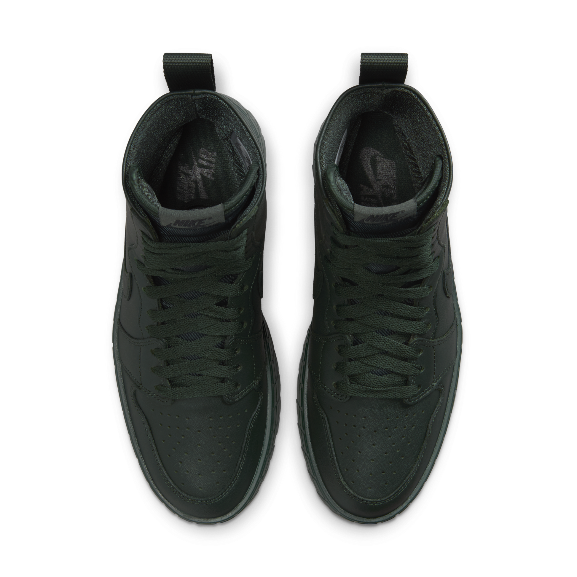 Jordan 1 High Brooklyn Dark Spruce Green (Women's)