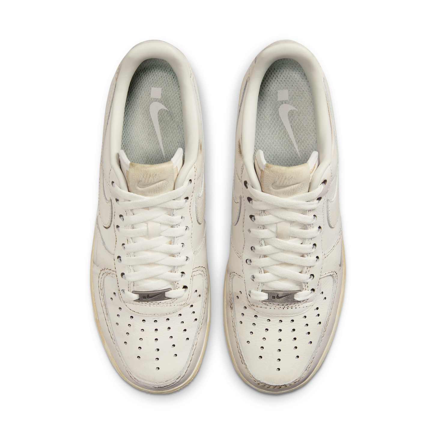 Nike Air Force 1 Low .SWOOSH Dirty Triple White