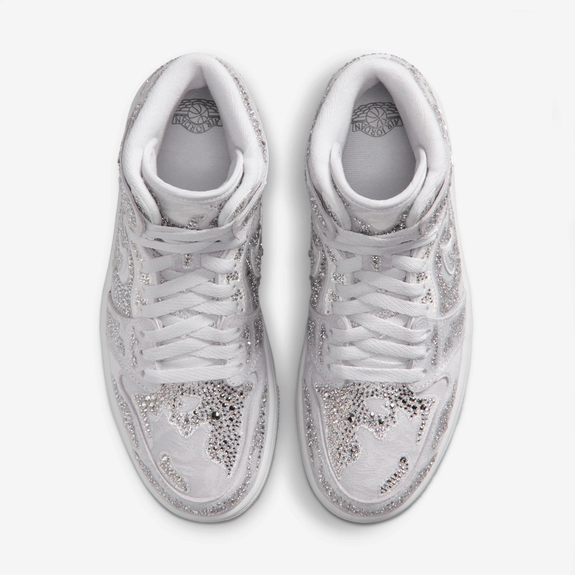 Jordan 1 Retro High OG Swarovski Vast Grey (Women's)