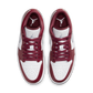 Jordan 1 Low White Bordeaux
