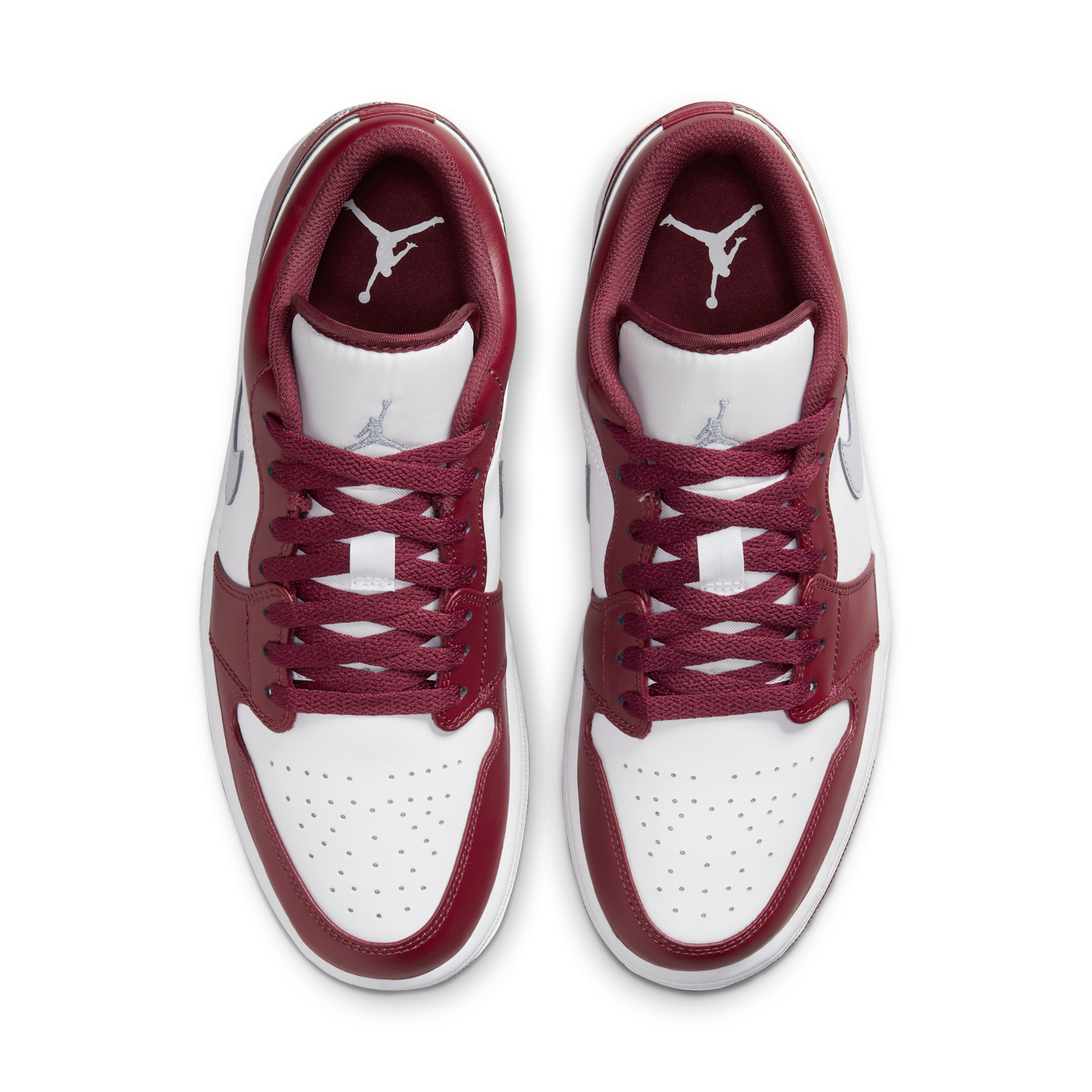 Jordan 1 Low White Bordeaux