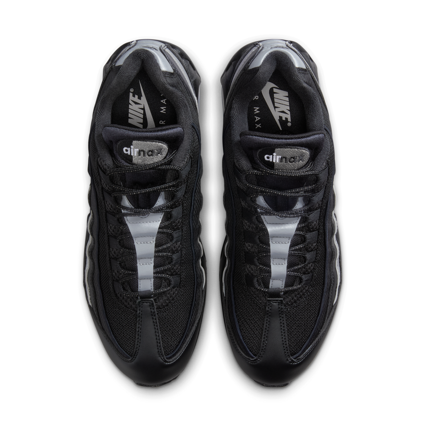 Nike Air Max 95 OG Big Bubble Black White Metallic Silver
