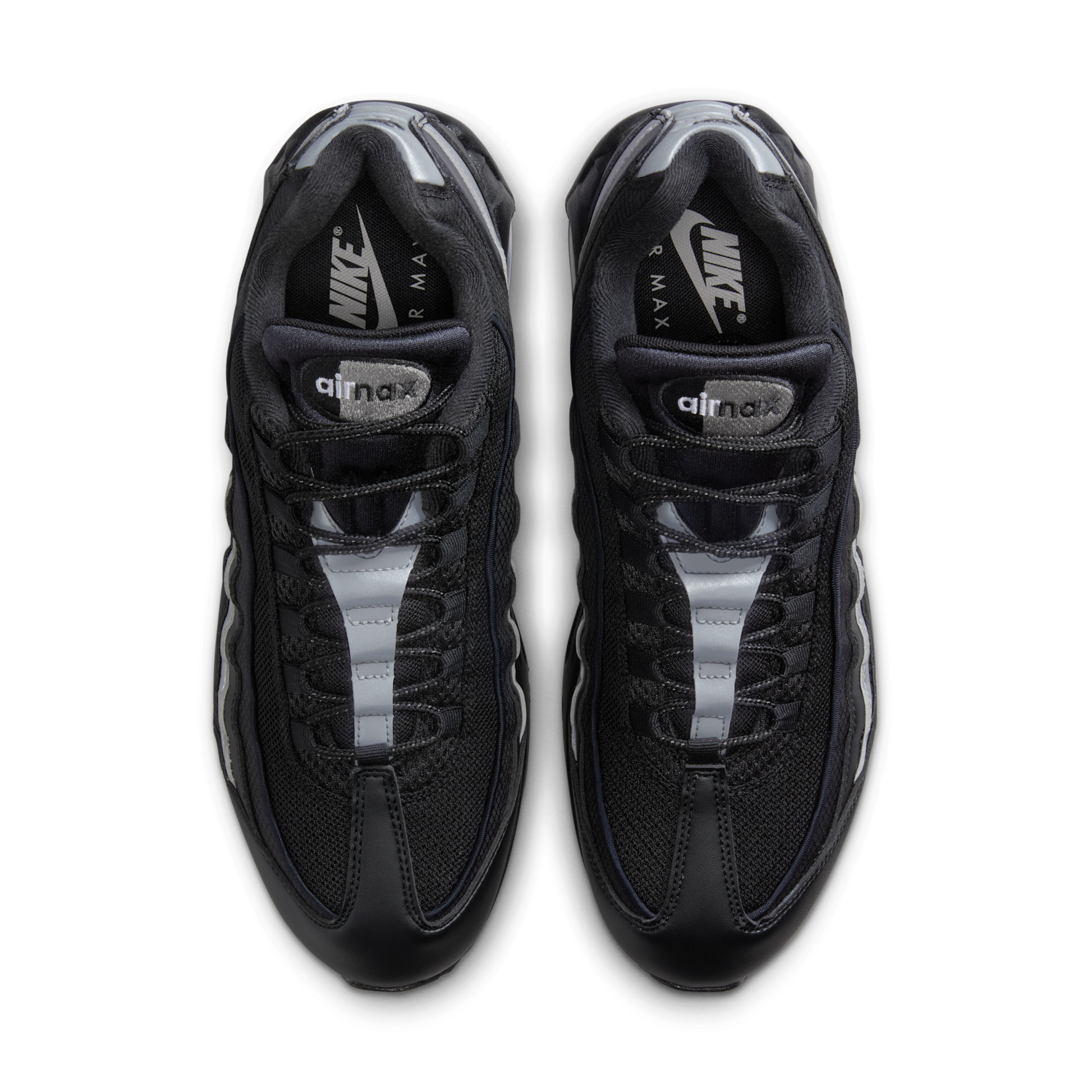 Nike Air Max 95 OG Big Bubble Black White Metallic Silver