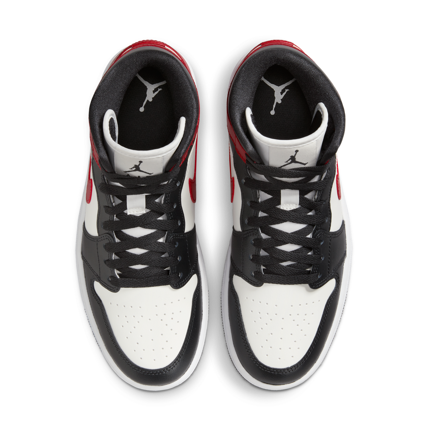 Jordan 1 Mid Gym Red Off Noir (Women's)