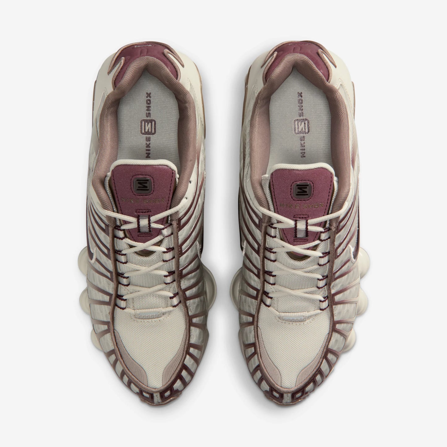 Nike Shox TL Light Bone Burgundy Crush (Women's)