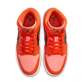 Jordan 1 Mid SE Rush Orange Crimson Bliss (Women's)