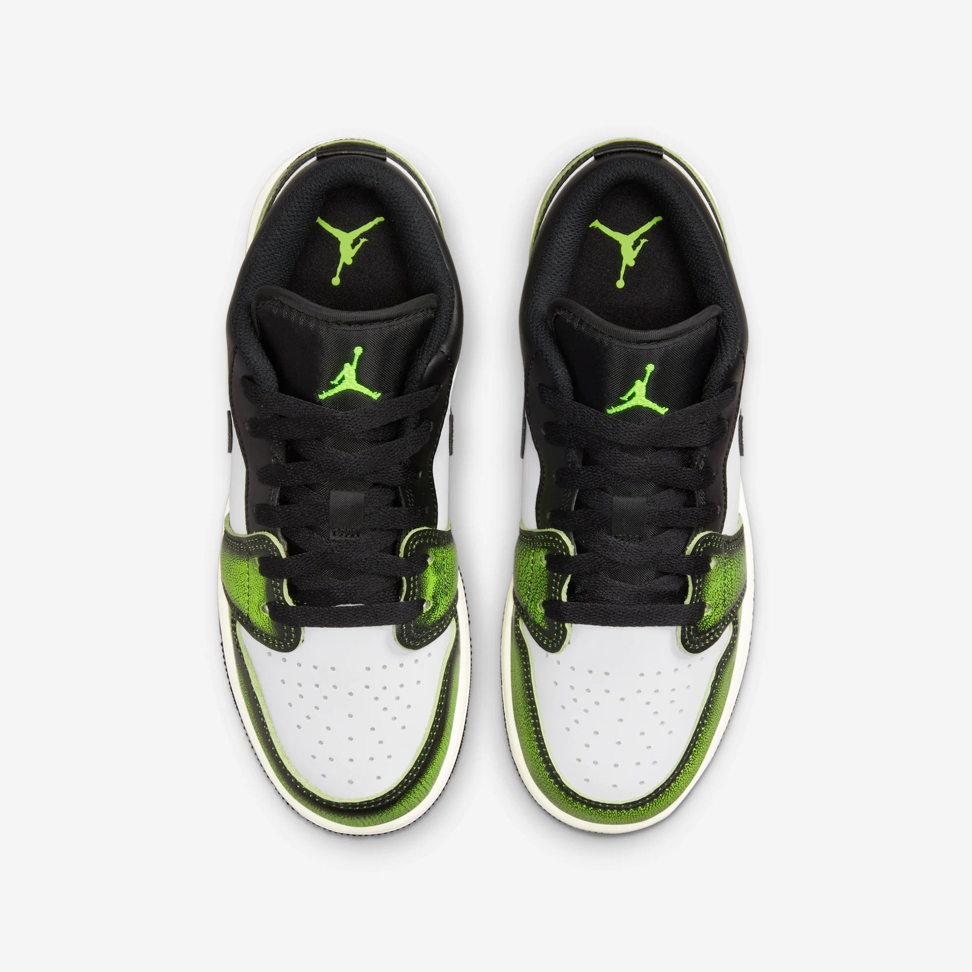 Jordan 1 Low Wear Away Electric Green (GS)