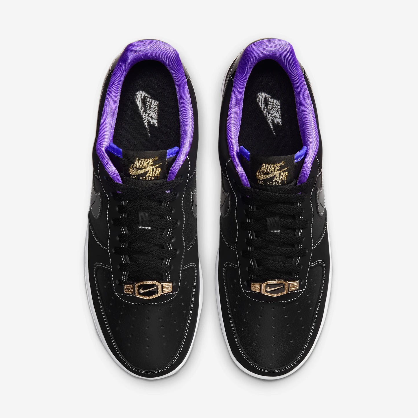 Nike Air Force 1 Low '07 LV8 World Champ Black Purple