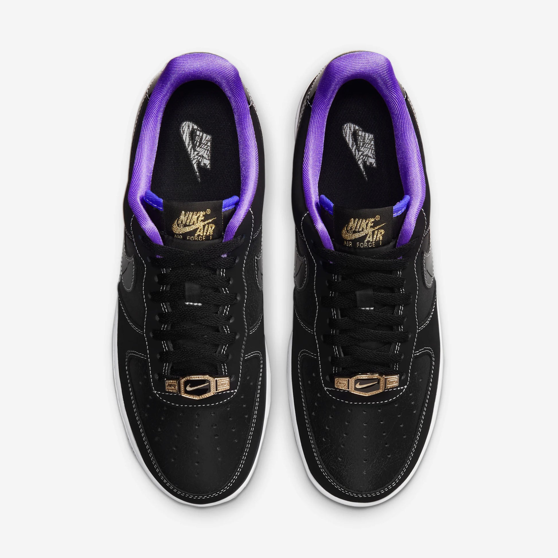 Nike Air Force 1 Low '07 LV8 World Champ Black Purple