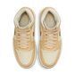 Jordan 1 Mid SE Pale Vanilla Metallic Gold (Women's)