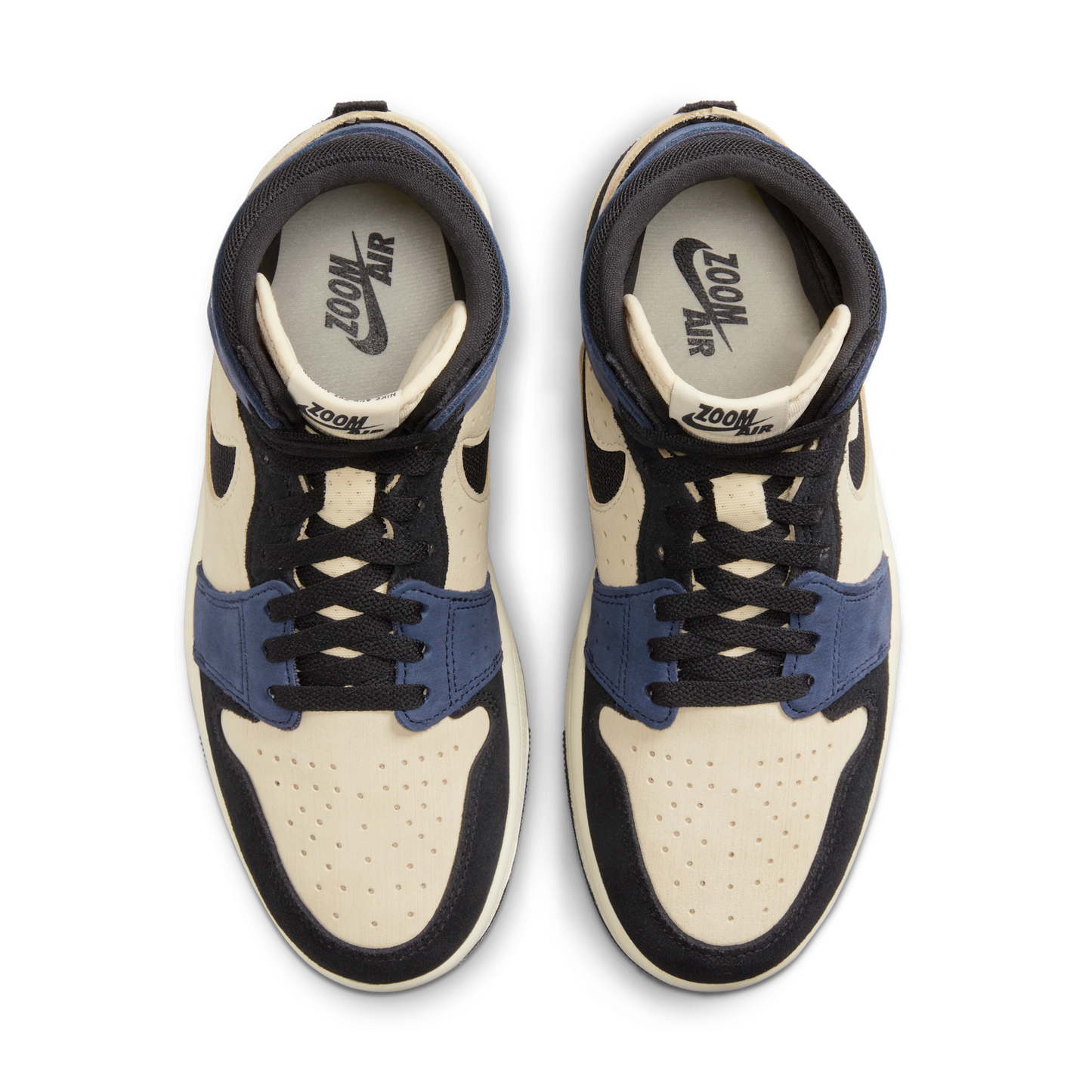 Jordan 1 High Zoom Air CMFT 2 Muslin Blackened Blue