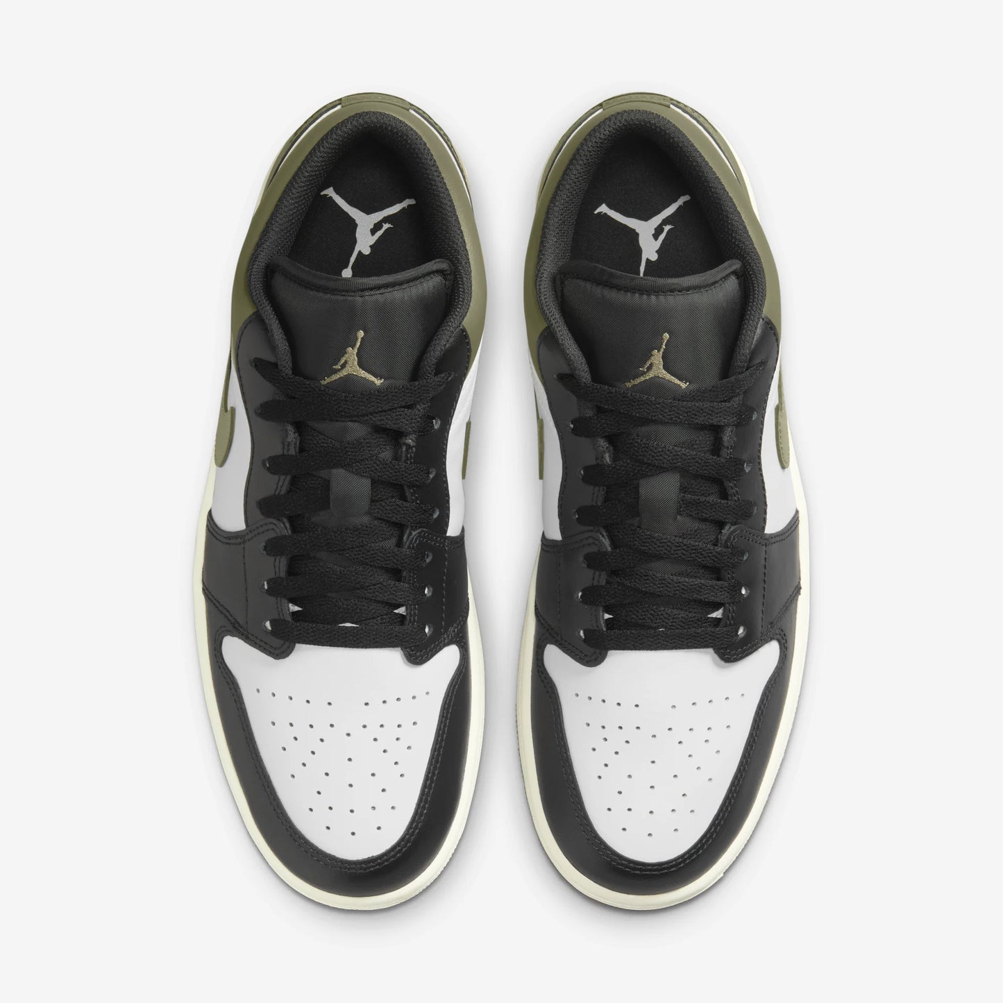 Jordan 1 Low Black Toe Medium Olive