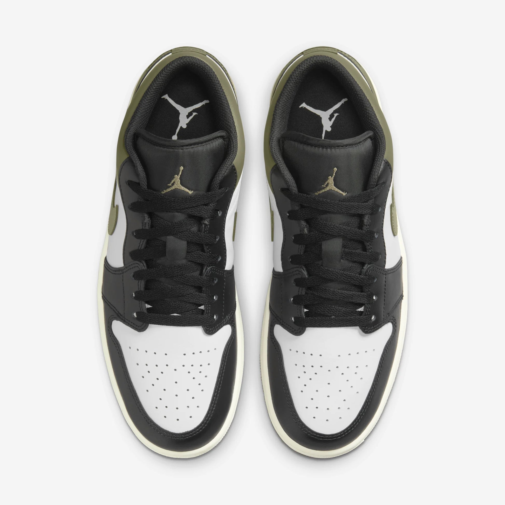 Jordan 1 Low Black Toe Medium Olive