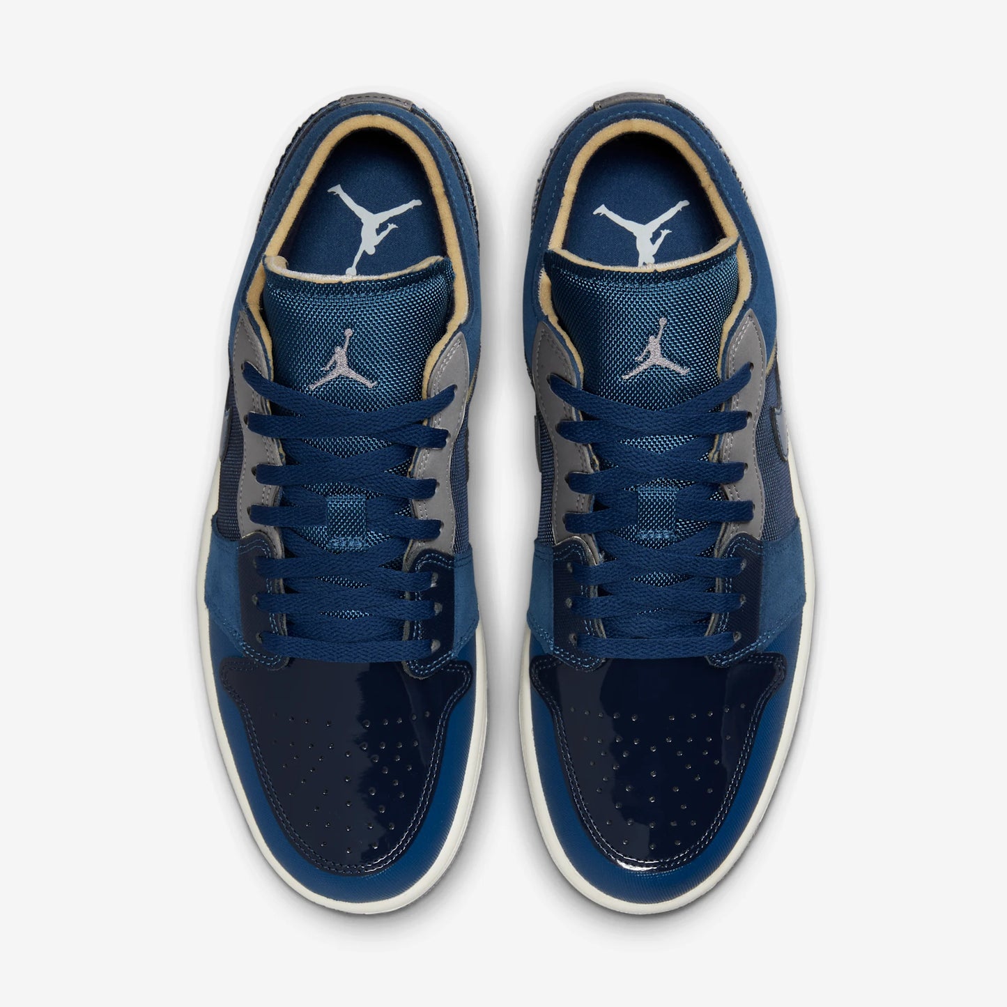 Jordan 1 Low SE Craft Obsidian French Blue Ashen Slate White