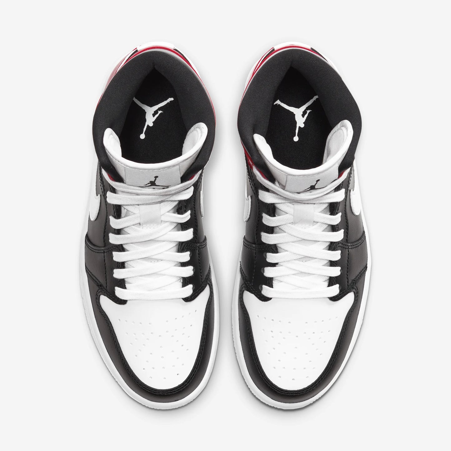 Jordan 1 Mid Black Noble Red (Women's)