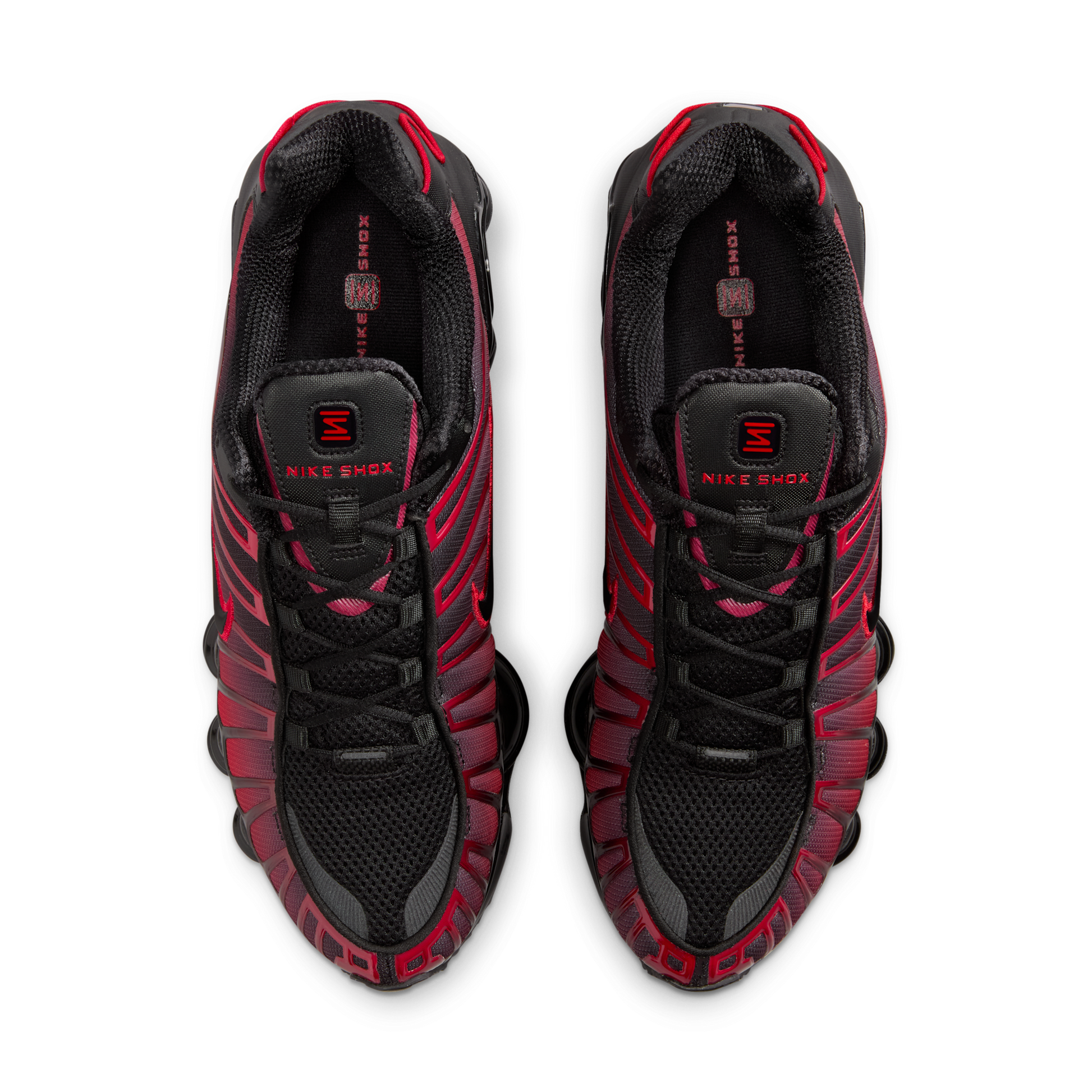 Nike Shox TL Black University Red Gradient
