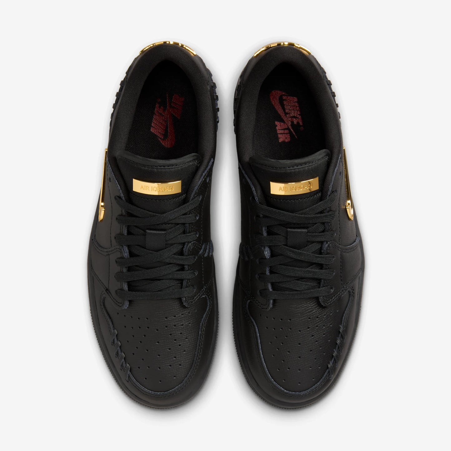 Jordan 1 Low Method of Make Black Metallic Gold (Women's)