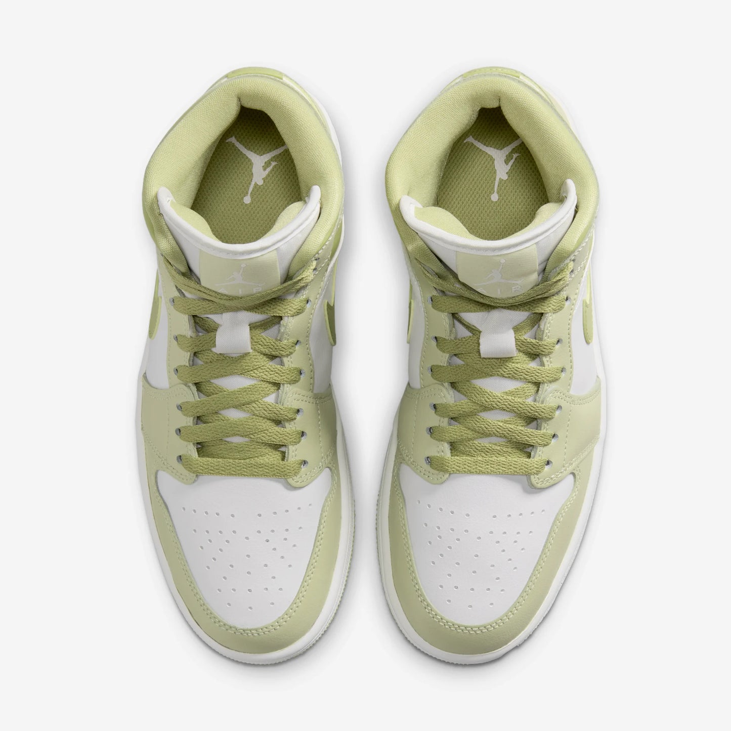 Jordan 1 Mid Olive Aura Lawn (Women's)