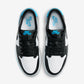Jordan 1 Retro Low OG Black Dark Powder Blue (Women's)