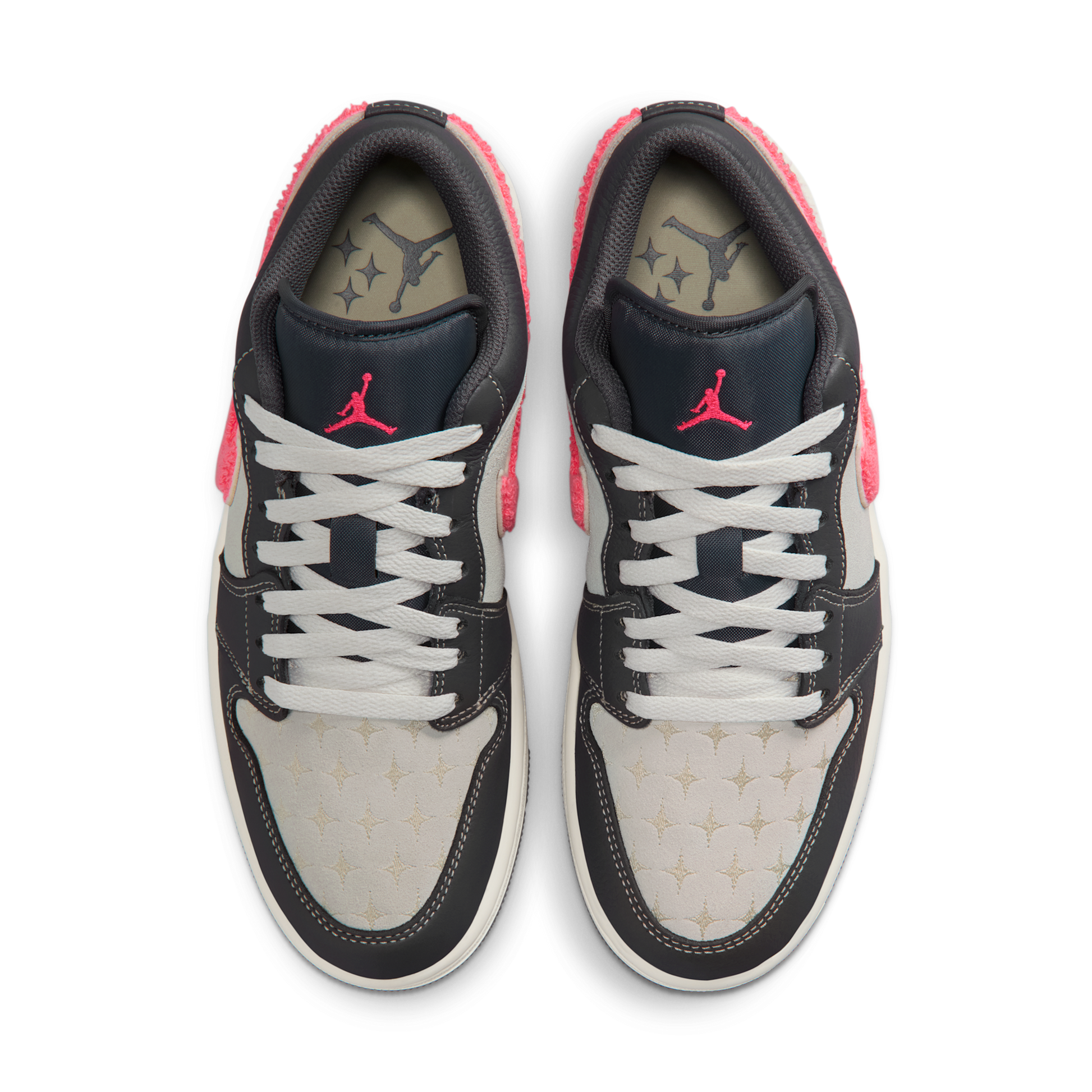 Jordan 1 Low Light Graphite Hot Punch (Women's)