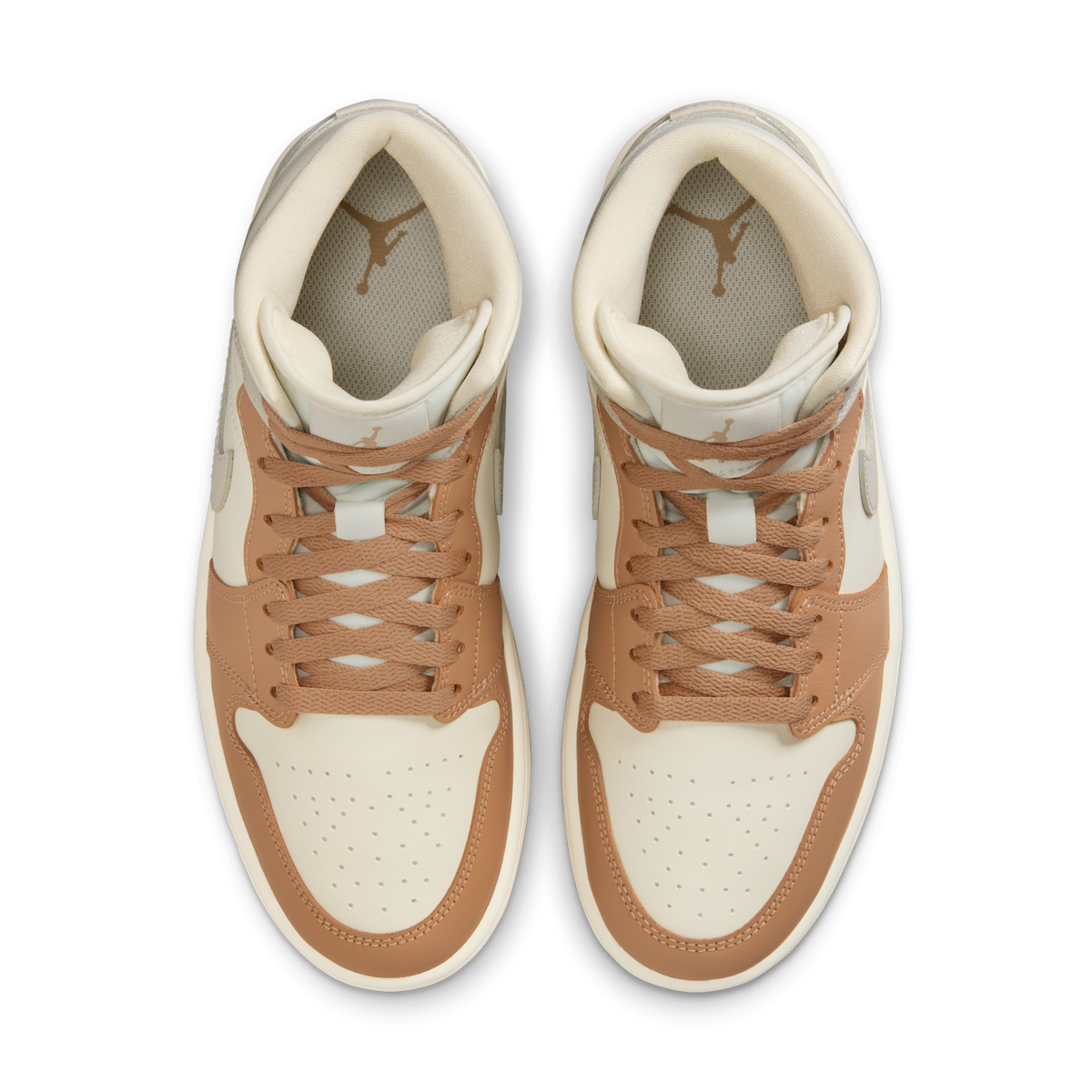 Jordan 1 Mid Tan Toe (Women's)