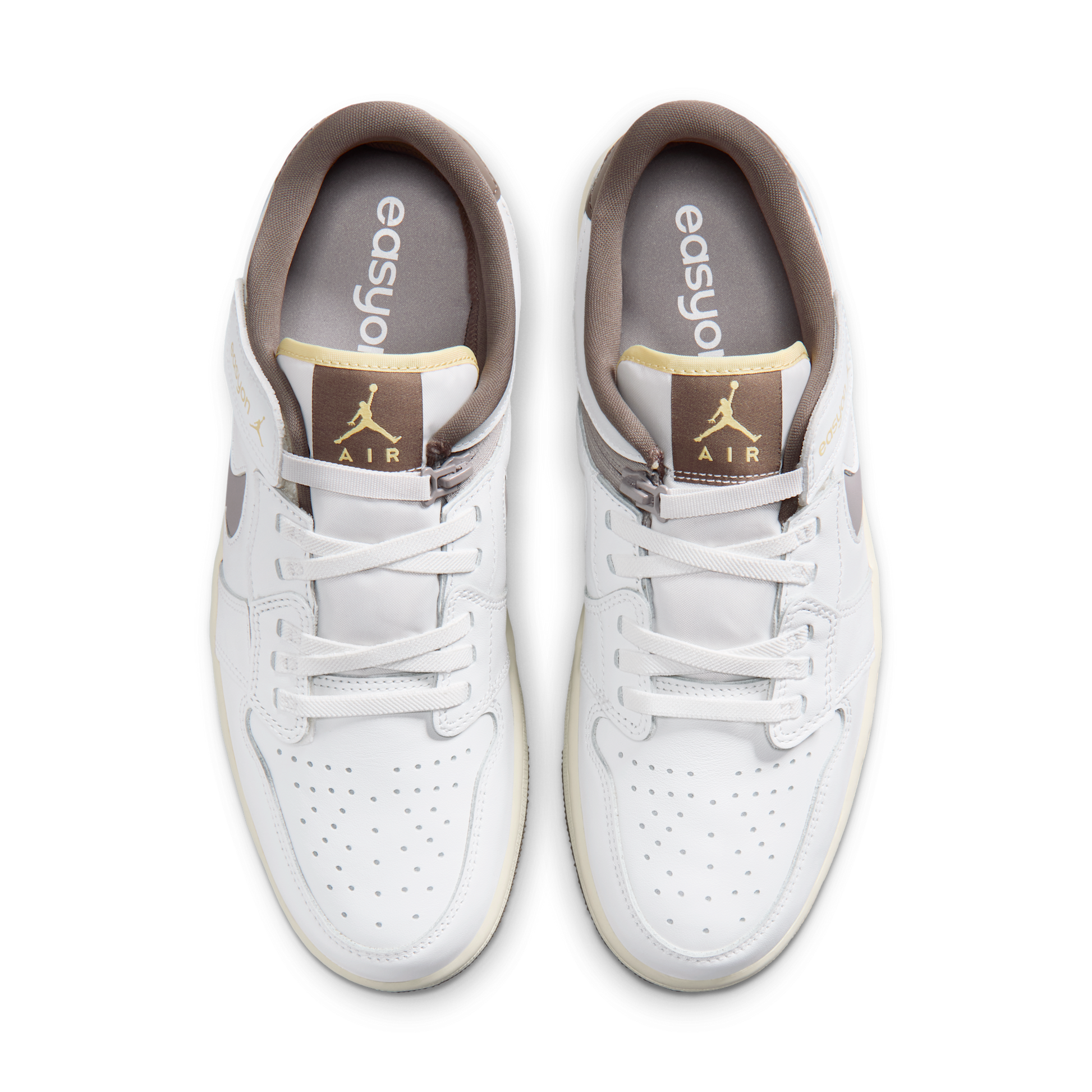 Jordan 1 Low EasyOn White Olive Grey Lemon Wash