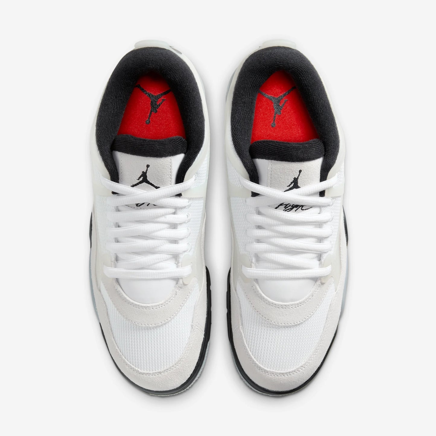 Jordan 4 RM White Light Smoke Grey Black