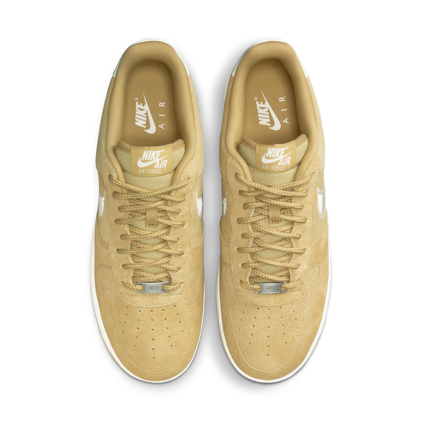 Nike Air Force 1 Low '07 LV8 Buff Gold Sail Embroidered Swoosh