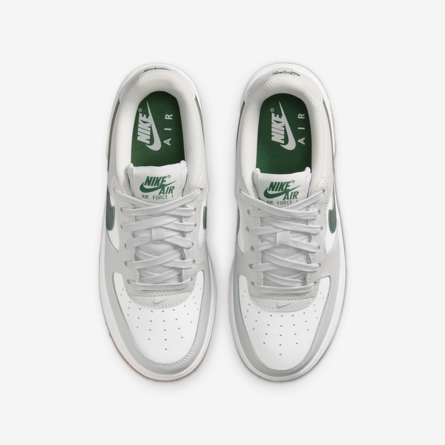 Nike Air Force 1 Low Photon Dust Fir Gum Medium Brown White (GS)