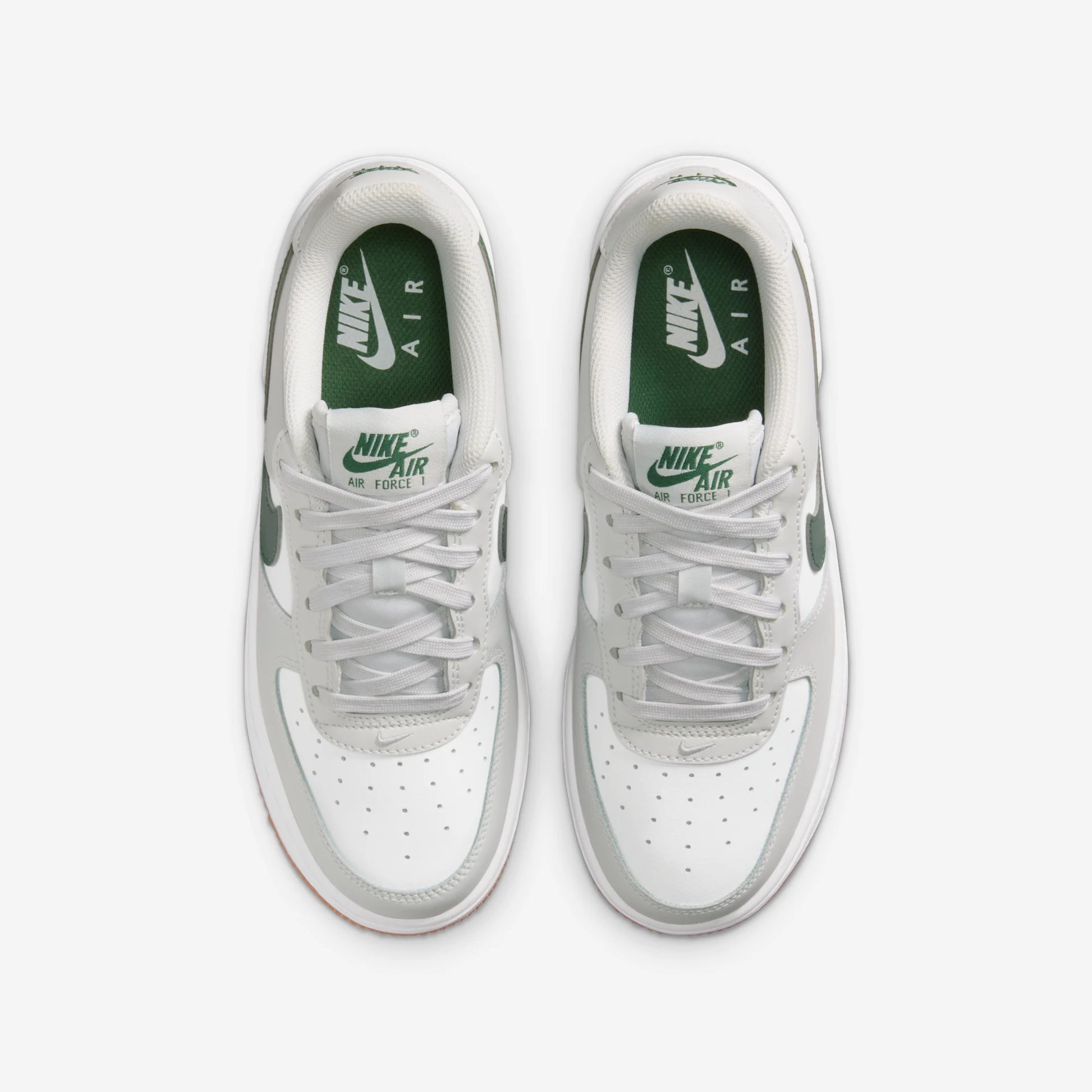 Nike Air Force 1 Low Photon Dust Fir Gum Medium Brown White (GS)