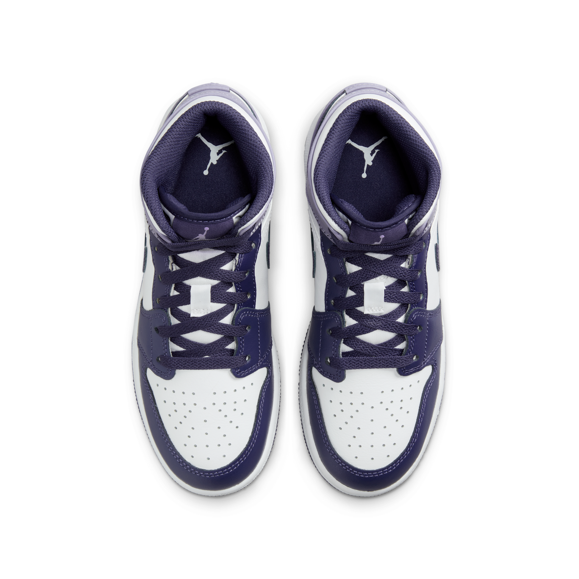 Jordan 1 Mid White Sky J Purple (GS)