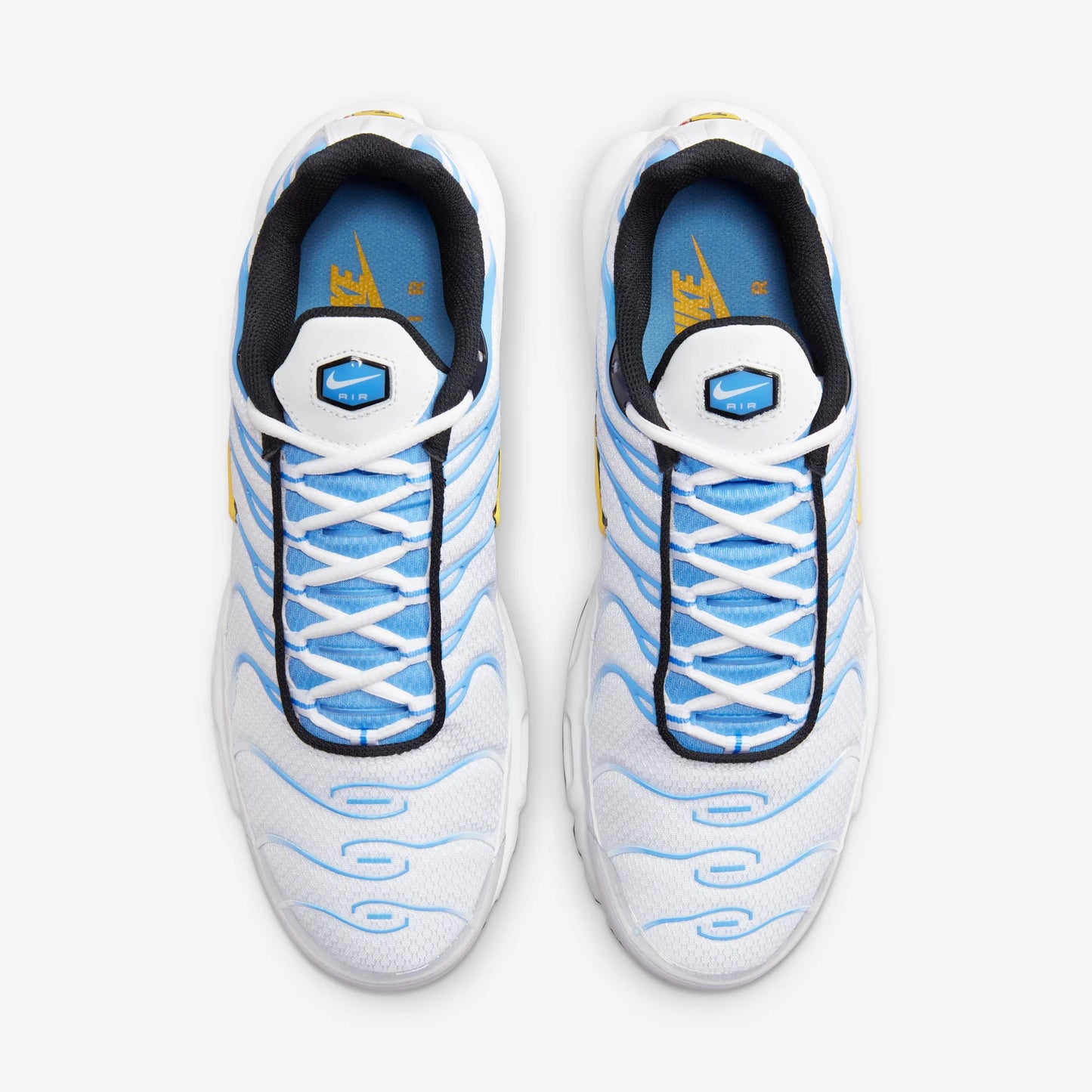 Nike Air Max Plus White University Blue Gold