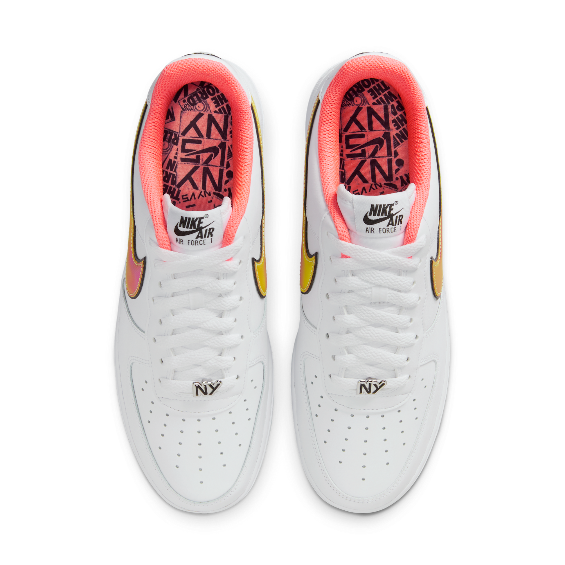 Nike Air Force 1 Low NY vs. NY White Crimson Pulse