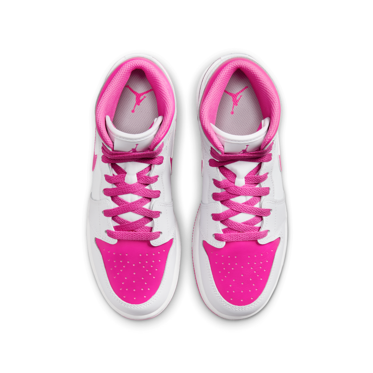 Jordan 1 Mid Fire Pink (GS)